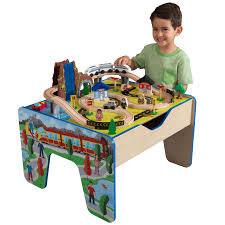 N gauge train sets are about half the size of 1:87 scale ho trains. Kidkraft Train Table Dimensions Novocom Top