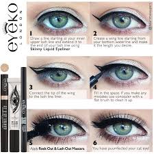 How to apply liquid eyeliner step by step. The Perfect Cat Eye Eyeko