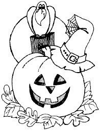 Knutselwerkje Halloween Pompoen Van Knutselidee Nl Gratis Kleurplaten Halloween Tekeningen Halloween Pompoenen