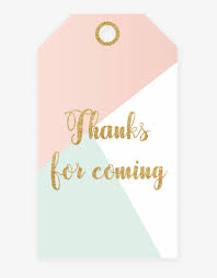 Create your baby shower thank you cards. Baby Shower Thank You Tag Printable By Littlesizzle Thanks For Coming Tag Png Image Transparent Png Free Download On Seekpng