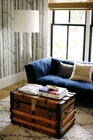 Our vintage chest is smaller than a lot that are around, but it has the flat top, so naturally i thought coffee table. 28 Ways To Use Vintage Chests And Trunks In Home Decor Digsdigs