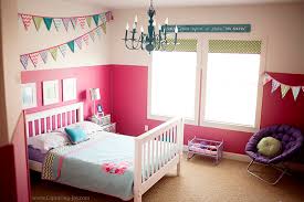 It adds a pop of color across the top of her blinds and it adds some whimsy too. Girls Bedroom Makeover