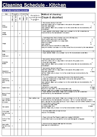 Most of the templates are prepared in ms excel format. 6 Free Cleaning Schedule Templates In Ms Word And Ms Excel