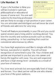 My Life Path 9 My Friends Mom Astrologer Jennie Recommended This Site Http Www Emystica Com Numerology Report P Numerology Life Path Life Path Numerology