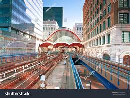 DLR Train with sunset background
