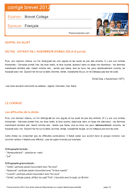 Dictee Extrait De L Assommoir D Emile Zola