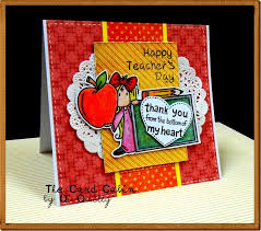 How to make a greetings card. Special Birthday Card For Teachers Candacefaber