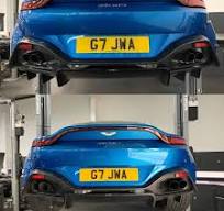 Sport Exhaust Tips/Tail Trim Set for 2018-on Aston Martin V8 Vantage