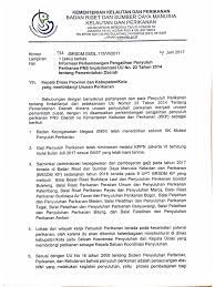 Menerima pengakuan resmi dari pemerintah dan mengikuti pelatihan bidang penyuluhan perikanan. Informasi Perkembangan Pengalihan Penyuluh