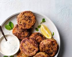 Shami kebabs on a plate