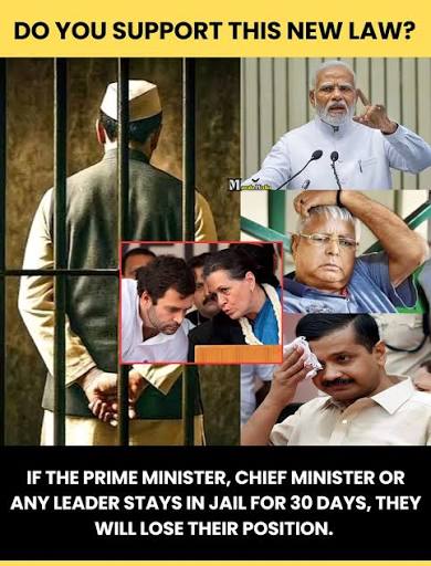 The proposed law linked to 30 days in jail has created a serious political  debate across the country. According to the poster, the new rule could put  the chair of Prime Ministers