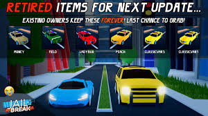 Maybe you would like to learn more about one of these? Badimo Jailbreak On Twitter Hey Everyone Hope You Re All Well We Have Some Jailbreak Update News For You First We Re Retiring The Following Items This Includes 6 Vehicle Textures And