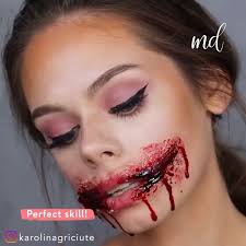 Ripped Mouth Halloween Makeup Tutorial Makeup Makeuptutorial Halloween Gesicht Schminken Halloween Make Up Schminken Gruseliges Make Up
