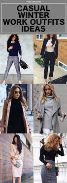 Casual Winter Outfit Ideas For Work In 2020 Casual Winter Outfits Winter Outfits Women Winter Outfits For Work