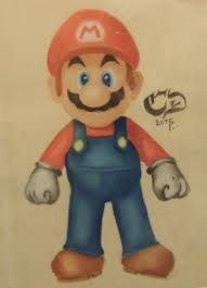 Mario Tekening Door Charlie D Artmajeur