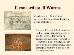 El concordato de worms permitió al papado asumir el liderazgo de la reforma en europa, marcado en los concilios de letrán i (1123), letrán ii (1139) y letrán iii (1179) y en la compilación de normas. La Lotta Per Le Investiture Nel 962 Ottone
