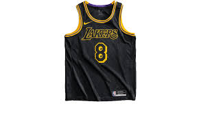 The los angeles lakers took to instagram on wednesday to release a statement following the death of kobe bryant and his daughter, gianna. Nike Los Angeles Lakers Kobe Bryant Black Mamba City Jersey Wethenew