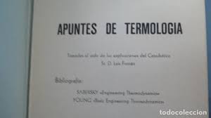 APUNTES DE TERMOLOGIA. LUIS FONTAN
