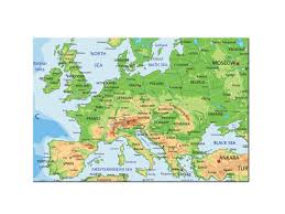 Obwohl es geographisch gesehen nur ein subkontinent ist, der mit asien zusammen den kontinent eurasien bildet, wird es historisch und kulturell begründet oft als eigenständiger kontinent betrachtet. Pinnwand Europakarte 60 X 40 Cm Europe Beliani De