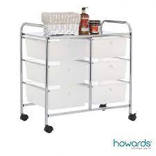 Howards Storage World Dual Drawer Trolley With Wheels Howard Storage Shelving Organizing Bathroom Cabinets