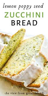 How to grate zucchini with seeds. Lemon Poppy Seed Zucchini Bread With Crunchy Poppy Seeds And Fresh Grated Zucchini Folded Into A Moi Lemon Zucchini Bread Lemon Poppyseed Lemon Poppyseed Bread