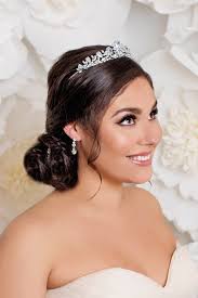 Bridal Tiara Swarovski Crown Princess Small Headpiece First Communion ARYA  Diadema Wedding Headband