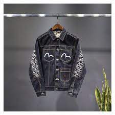 98 51 Evisu Jacket Denim 6663a 304700 Evisu Embroidery Letter Max M Jeans Jacket Nike Nikeshoes Nikeairmax Japanese Mens Fashion Jeans Fabric Denim Jacket