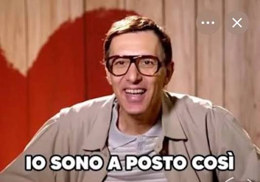 Ho appena concluso una visita dicendo al paziente: “io sono a posto così”  (Rido ancora da sola) #vitadiambulatorio