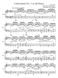 Franz Liszt Dreams Of Love Liebestraum No 3 In Ab Major Sheet Music For Piano Pdf Piano Solo Sheet Music Piano Sheet Music Digital Sheet Music