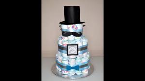 Personalized name, baby shower gift, girls bedroom decor, hanging wall art. Baby Shower Decorations Ideas How To Make A Little Man Diaper Cake Sugarella Sweets Party Youtube
