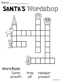 Print the worksheets about christmas and complete the exercises to help you practise your english! Free Christmas Worksheets That Are A Lot Of Fun Christmas Crossword Christmas Worksheets Christmas Worksheets Kindergarten Holiday Worksheets