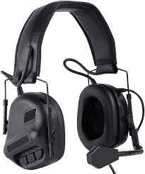Amazon.com: ATAIRSOFT Tactical Headset Wargame Hunting Headphone Without  Noise Cancellation Function (Black) : Electronics