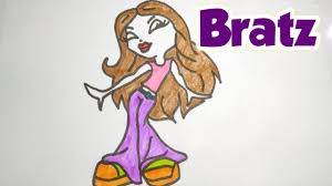 How To Draw Bratz Doll || Very Easy Step By Step - Youtube