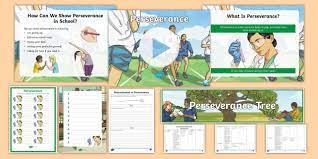 Students can participate whether they are on a mobile device or a computer and can make the. School Values Perseverance Activity Pack Teacher Made