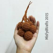 Mata kucing / reflektor mini diameter 1,5 cm ~ touring mania these pictures of this page are about:mata kucing motor. Buah Mata Kucing Subspecies Longan Crochet Amigurumi Misfydkrafts