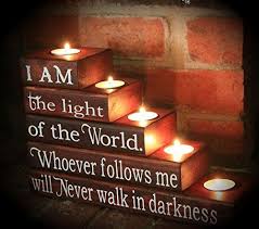 I Am The Light Of The World Candle Set Christian Decor Easter Candle Set Wood Rustic Ramblings Http W Light Of The World Christian Gifts Christian Decor