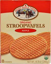 Shady Maple Farms Organic Stroopwafels Maple 8 5 Oz Farm Cookies Waffle Cookies Organic Cookies