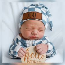 Baby Boy Checkered Hat