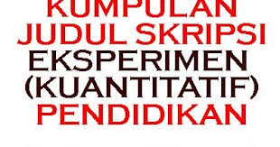 Ada 90% publikasi penelitian psikologi yang signifikan. 25 Judul Skripsi Eksperimen Kuantitaif Pendidikan Rangkuman Pustaka