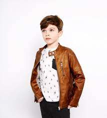 Leather Effect Jacket New This Week Boy 4 14 Years Collection Ss16 Kids Leather Jackets Boys Leather Jacket Boys Summer Outfits