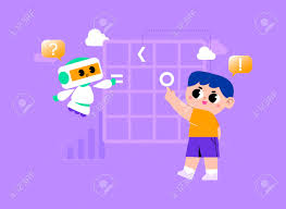Aprendizaje Automático De Inteligencia Artificial Ai Que Codifica La  Educación Para Niños De Escuela Primaria Ilustraciones svg, vectoriales,  clip art vectorizado libre de derechos. Image 191111907