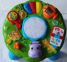 Leapfrog Animal Adventure Learning Blue Musical Activity Table With Legs Activity Table Leap Frog Musicals