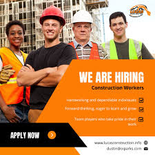 We're looking for driven individuals to join our team! Send your resume  dustin@oiparks.com and cc hank@oiparks.com and krishna@oiparks.com Website:  [www.lucasconstruction.info](https://www.facebook.com/www.lucasconstruction.info)