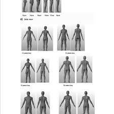 If you focus only on what your body looks like, you might overlook the strength of your personality, your interest in life and the talents you bring. Body Silhouettes Modeling At Different Ages A Side View B Front Download Scientific Diagram