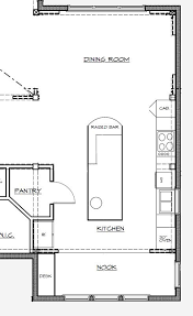 This layout is commonly employed in a farmhouse kitchen where the food preparation and eating table are in the same room. A Straight Kitchen With Island Post And Beam Home Kitchen Layout Elegant Kitchens