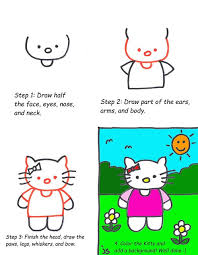 Learn how to draw hello kitty in this simple step by step narrated video tutorial. How To Draw Hello Kitty By Stushie Art For Kids