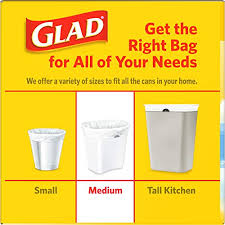 We did not find results for: Glad Trash Food Storage Medium Kitchen Drawstring Trash Bags 8 Gallon White Trash Bag Fresh Clean Scent 80 Count Package May Vary Pricepulse