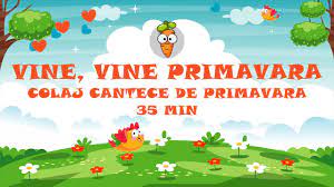 Vine primavara, vine cu fluturi si. Vine Vine Primavara Colaj 35 Minute Cantece Pentru Copii Desene Animate Youtube