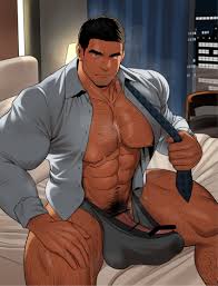 Rule 34 - 1boy 1male Abs Bara Biceps Big Penis Bodybuilder Bulge Chest Hair  Dick Root Erection Pushing Underwear Facial Hair Hairy Chest Hairy Legs  Hairy Male Hairy Thighs Huge Cock Huge