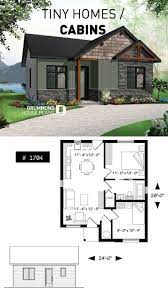 Tiny house plan 82343 total living area 2 bedrooms and 1 bathroom. Tiny Rustic Cabin Of 2 Bedrooms Bedrooms Cabin First Rustic Tiny Landhaus Plan Grundrisse Kleiner Hauser Kleine Hauspflanzen
